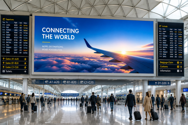 Airport screen