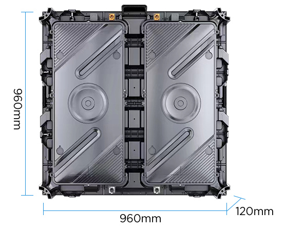 960x960mm cabinet screen