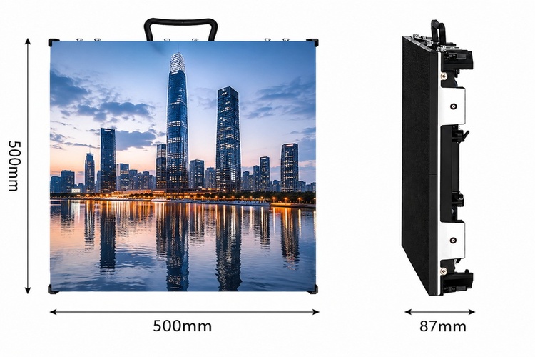 500x500mm rental led display